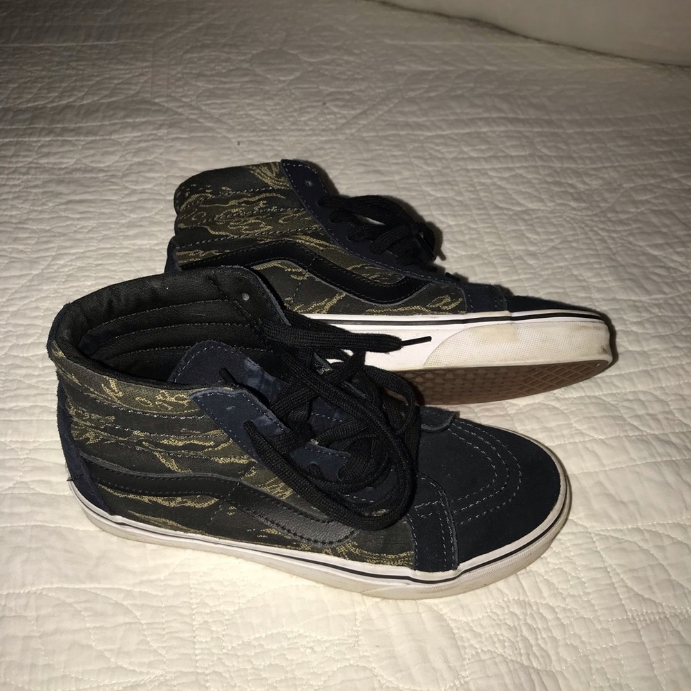 Vans sk8 hi’s army camo